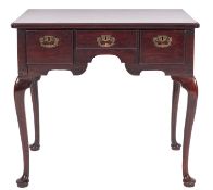 A George II mahogany 'lowboy' side table,