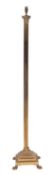 A brass standard lamp in Neoclassical style,
