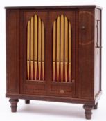 A Regency mahogany table top chamber organ,