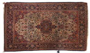 WITHDRAWN A pair of Kashan rugs,