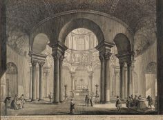 Giovanni Battista Piranesi (Italian, 1720-1778) - Veduta interna del Sepolcro di S.
