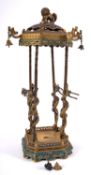A Chinese gilt-bronze,