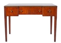An oak dressing table in Art Deco style, by Morris of Glasgow,