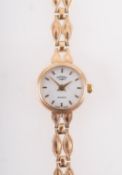 Sekonda. A lady's 9ct gold wristwatch, q