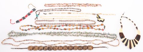 A mixed collection of costume jewellery,