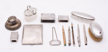 A mixed group of silver including; a Geo