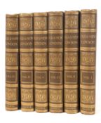 LONDON. THORNBURY, Walter. Old and New London, Popular Edition, London: Cassell 1897, 6 vols.