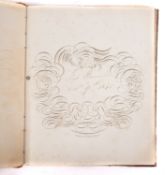 CHILD'S COPY BOOK. Miss Banister Octr. 9th 1841, pub. by J.