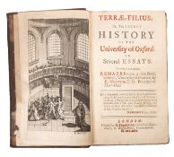 [AMHURST, Nicholas] Terrae-filius: or, the Secret History of the University of Oxford, 2 vol.