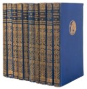 KIPLING, Rudyard. Macmillan's Pocket Kipling, 10 vols, 1918-37, inc.