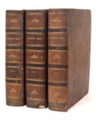 BIBLE (English). The Holy Bible... by the Rev. Joseph Benson, London 1810-16, 3 vols., contemp.