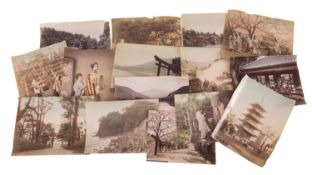 PHOTOGRAPHS. Japan, late C19th photographs, some colour tinted, approx.