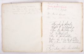 NINETEENTH CENTURY CHILD'S EXERCISE BOOK.