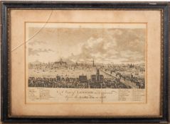 LONDON, BOWLES, T. et al. five hand coloured engravings.