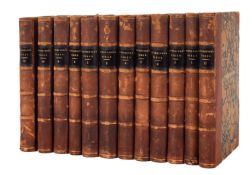 ROBERTSON, William. Works, London: Baines 1824, 12 vols., engraved portrait frontis.