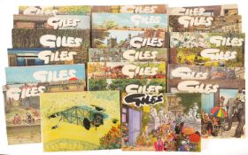 GILES ANNUALS, series 1 to 54, Giles Daily Express & Sunday Express Cartoons, 1946-2001,