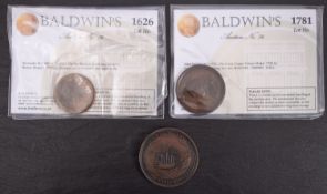 A 1713 Russian narwhal expedition to Finland 69mm, with Alexander III Pan Russian medal 1882,