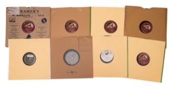 Approximately 200 9-in and 10-in dance records,