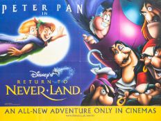 Four British quad film posters, 'The Cat in the Hat', 'Thunderbirds', 'Piglets Big Movie,