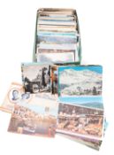 A collection of early 20th century postcards,