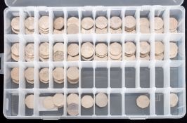 Approximately one hundred and twenty -nine various collectable 50p pieces, mainly Olympic.