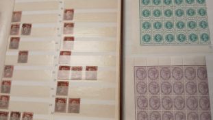Great Britain collection and stock in 32 albums, binders and folders, including 1840 1d Blacks x 4,
