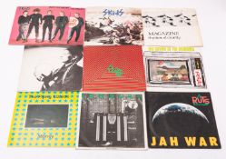 A group of eleven Punk singles - some picture sleeves, some coloured vinyl by The Skids, The Ruts,