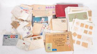 An accumulation of stamps and early covers and cards including Bristol Ship letter, etc.