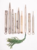 A sterling silver propelling pencil inscribed 'BBC Children's Hour',