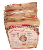 ROCK'N'ROLL 78rpm RECORDS A group of fifty-seven 78rpm records by Fats Domino, Buddy Holly,