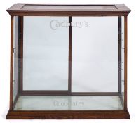 An early 20th century mahogany and glazed 'Cadbury's' shop counter display cabinet,
