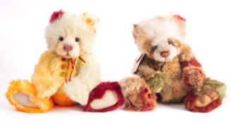 Two Charlie Bears, 'Ice Lolly' 39cm high, and 'Toffee Apple' 43cm high.