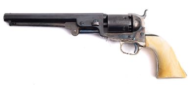 A Colt Navy 1851 model single action 6 shot revolver:, .