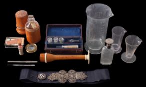 A rare early 19th century boxwood and ivory Piorry Stethoscope , circa 1828, of three sections,