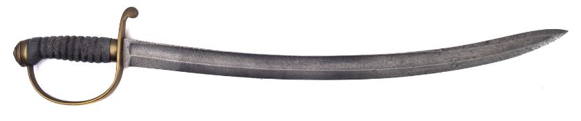 A 19th century cutlass,