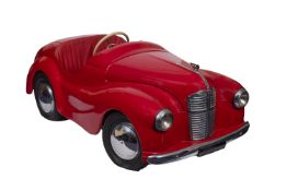 An Austin J40 pedal car, chassis no.