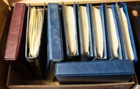 A collection of Great British commemorative coin covers in ten albums and loose with Royal Mint