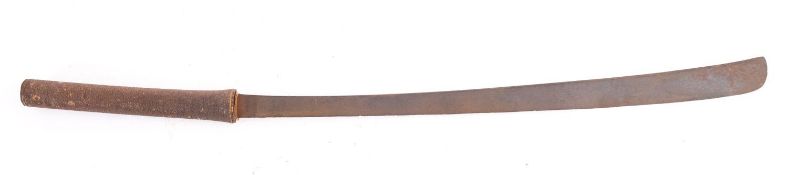 A Polynesian Dho of traditional form, 74cm long.