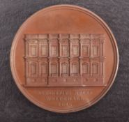 An Art Union 1849, INGO JONES medal, bronze by Carter, 53mm with Baldwin paper work, Jerreslope.