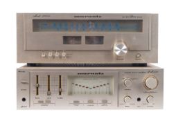A Marantz model 2050 AM-FM Stereo tuner,