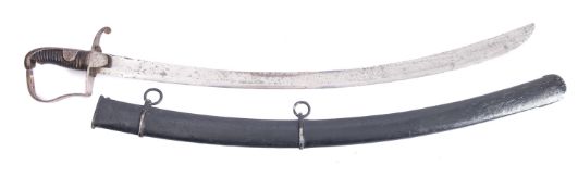 A British 1796 pattern Cavalry Trooper's sword,