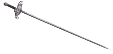 A 17th century Continental Rapier,