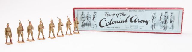 Britains toy soldiers, set 1544, Australian Infantry, Marching, Slope Arms (Service Dress),