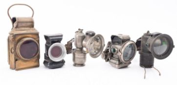 Joseph Lucas Silver King cycle lamp, A Joseph Lucas AOETA No.