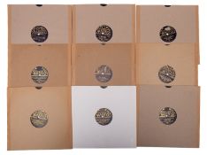 Approximately 200 8-in and 10-in dance records,