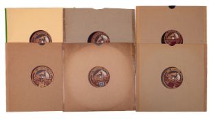 Approximately 200 10-in dance records,