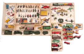 DINKY. A collection of pre and post war vehicles, including four no.