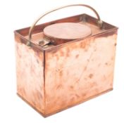 A Victorian copper powder magazine, maker Walker, Wapping.