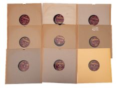 Approximately 200 10-in dance records,