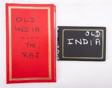 A collection of early 20th century postcards of India- Raj Period- in two albums;